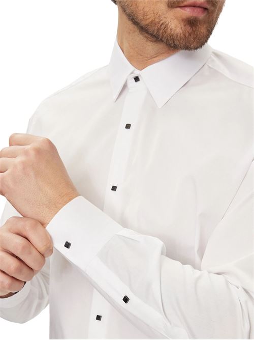 Camicia uomo bianca in cotone Karl Lagerfeld | 60500055166110
